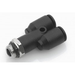 Conexión instantánea “Y” tecnopolimero Ø8 G1/8 