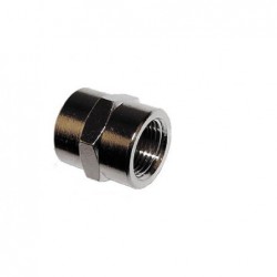 Manguito rosca hembra 3/8 hembra 3/8.