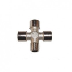 Macho 3/8 -3/8 hembra-3/8 hembra-3/8 hembra.